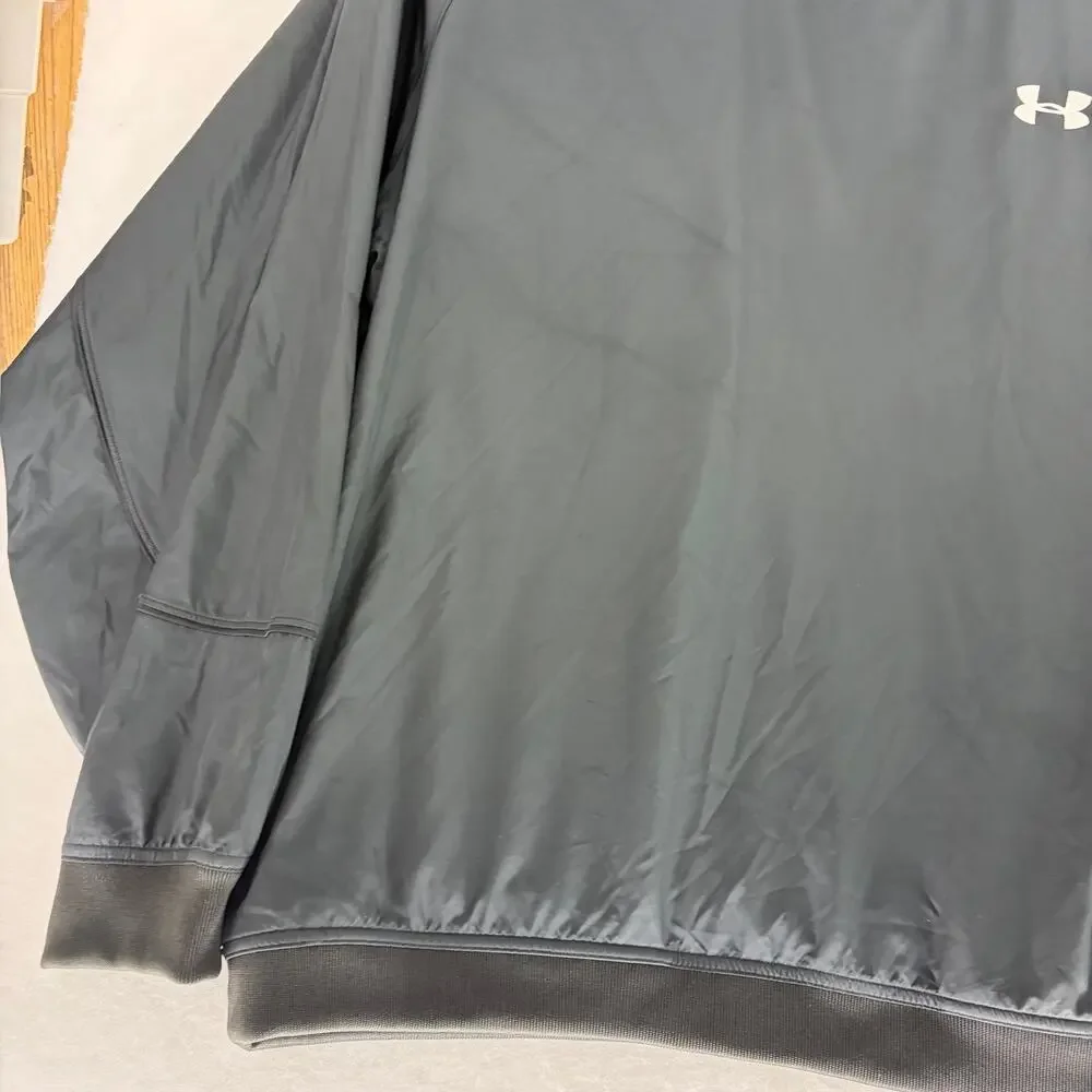 Under Armour Wind Pullover XXL Black V-Neck Golf Windshirt Men's